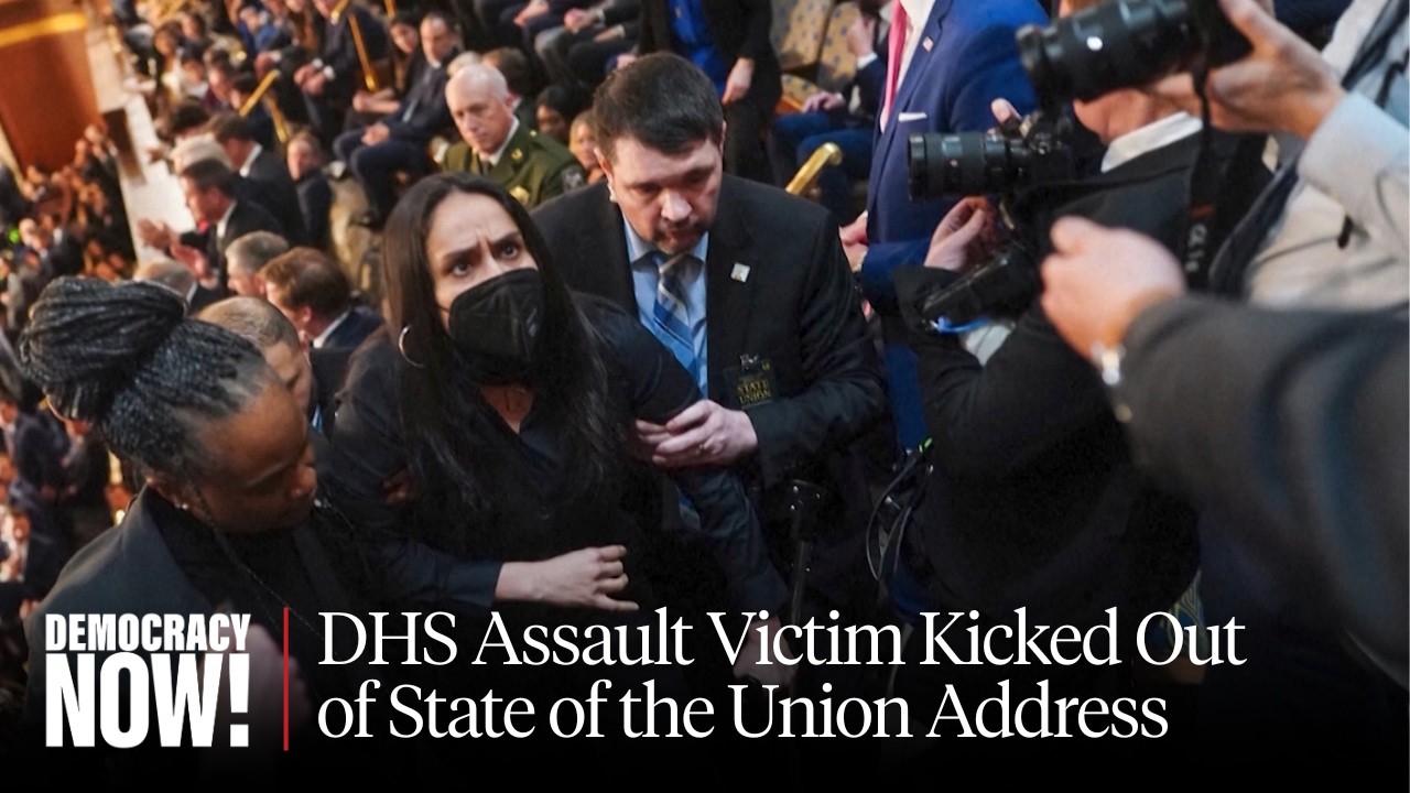 DHS Assault Victim Aliya Rahman Arrested at State of the Union Address