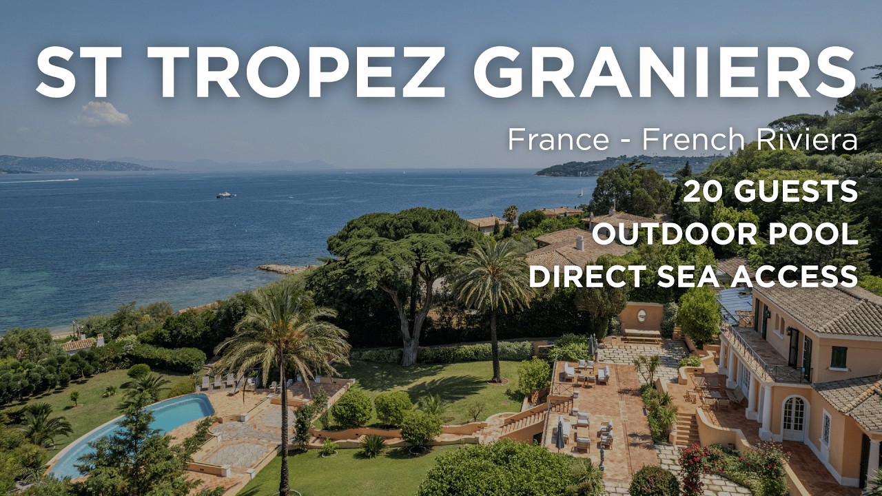 Luxury Villa - Saint-tropez Graniers -Swimming pool & direct sea access