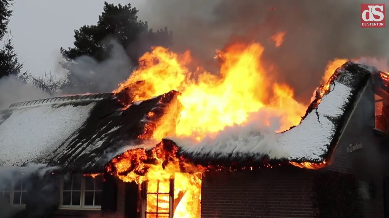 Huis volledig verwoest in Heerde door brand
