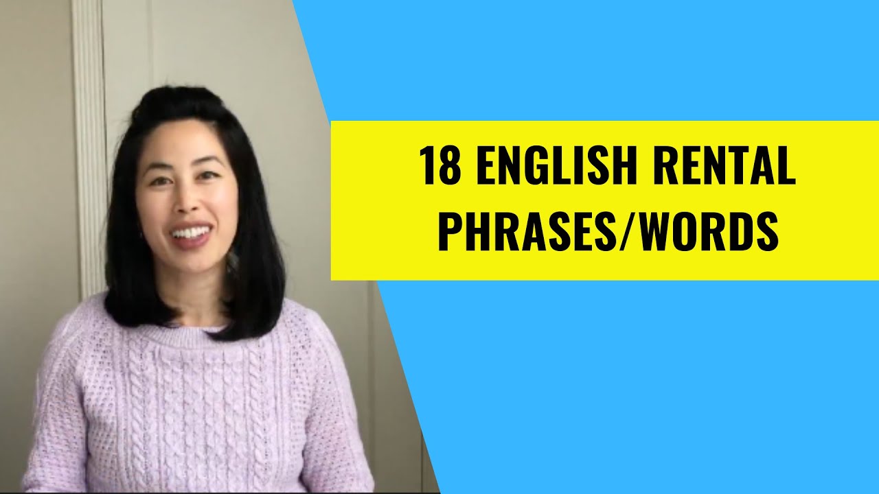 18 Common English Rental Phrases and Words (2020)
