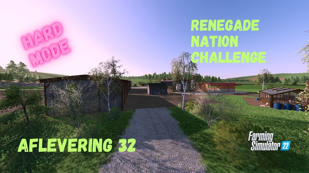 BOERDERIJ OPGEKNAPT EN EEN NIEUWE TREKKER | Renegade Challenge | FS 22 | HARD MODE | No Mans Land