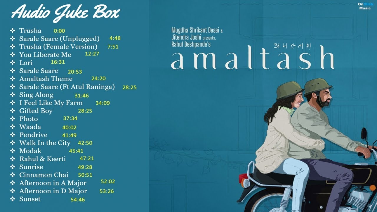 Rahul Deshpande | Jukebox Audio |Amaltash|Deepti Mate|Pallavi Paranjape| Suhas Desale|OnClick Music