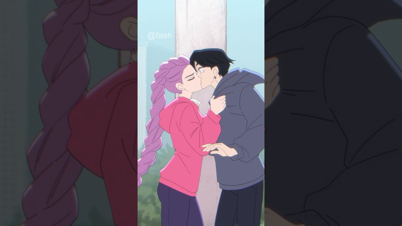 Rumi Surprises Jinu With a Kiss (Kpop Demon Hunters)