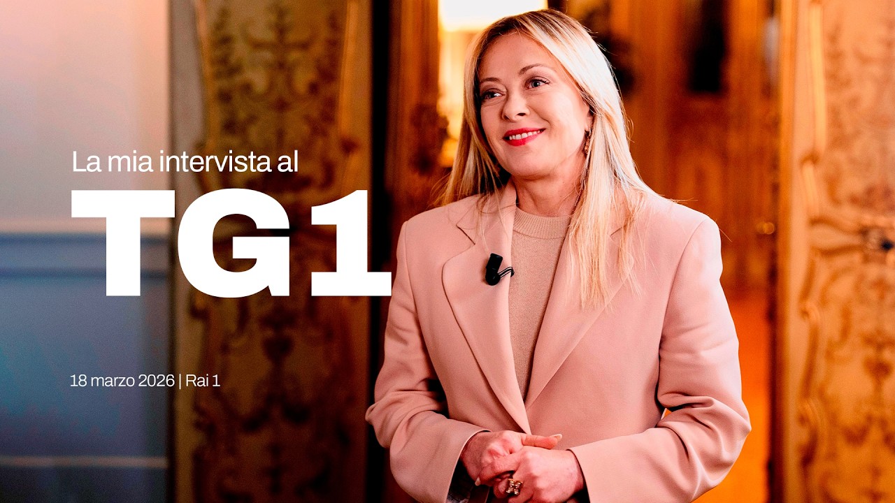 La mia intervista al Tg1 | 18 marzo 2026
