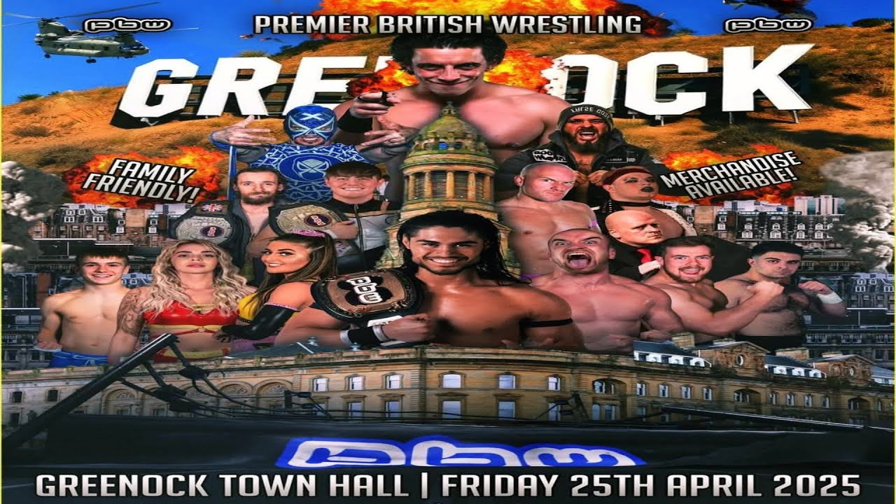 Premier British Wrestling - Live from Greenock April 2025 - Full Show