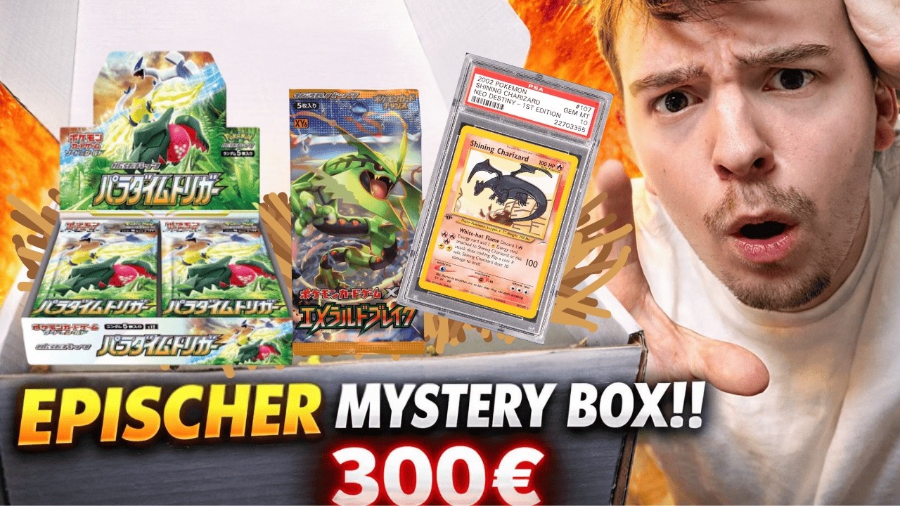 Ich öffne eine 300€ HIGH CLASS Pokemon Mystery Box…