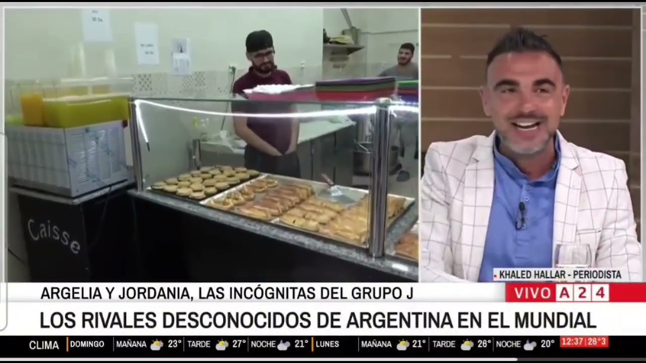ARGELIA RIVAL DE ARGENTINA CONOCEMOS SU HISTORIA COSTUMBRES Y FÚTBOL, KHALED HALLAR EN A24