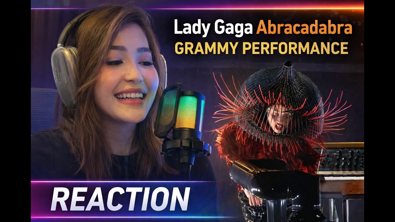 🎤✨ Lady Gaga “Abracadabra” GRAMMY Performance – First Time Reaction!