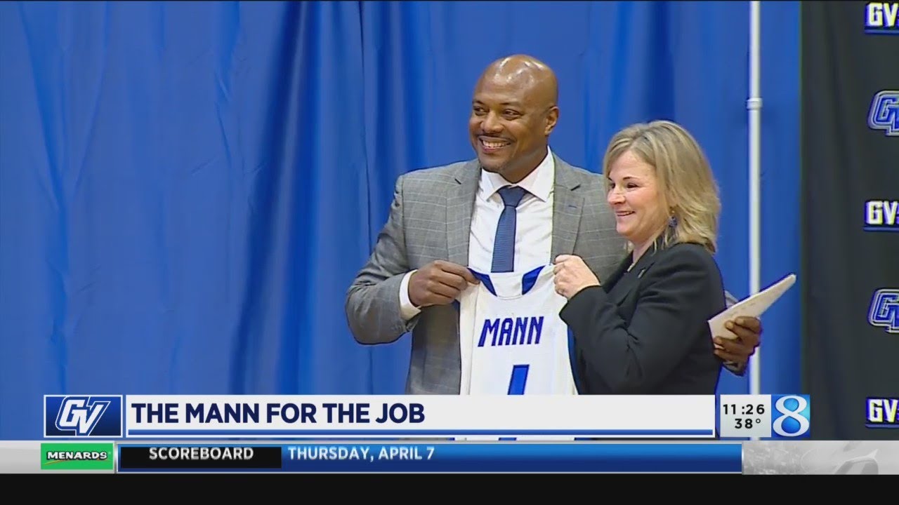 The Mann for the job: GVSU's new head basketball coach