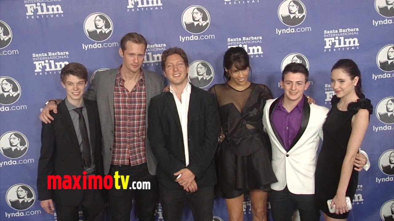 Alexander Skarsgard, Paula Patton, Haley Ramm 2013 SBIFF Opening Night 