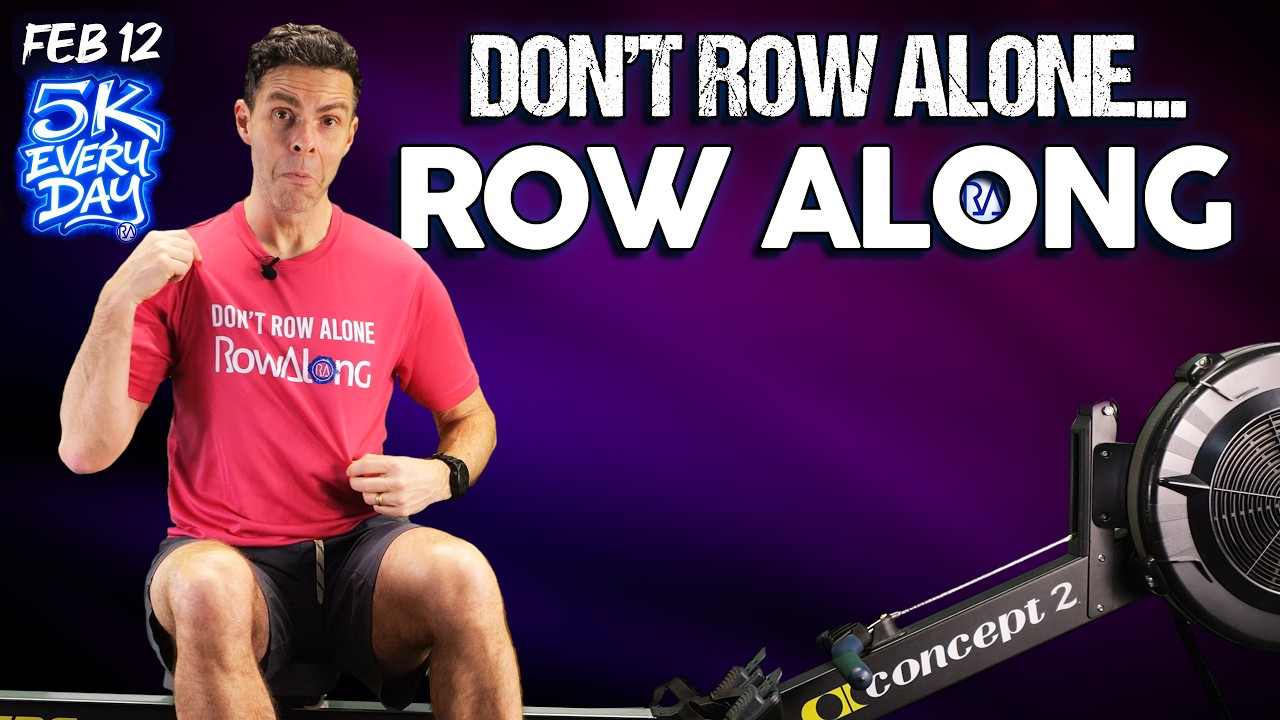 Don't Row Alone: A Steady 22-Minute Guided Follow Along Rowing Workout