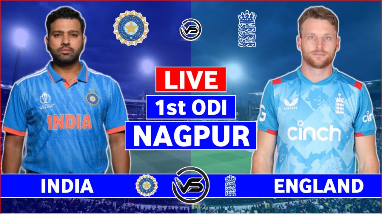 India vs England 1st ODI Live | IND vs ENG 1st ODI Live Scores & Commentary