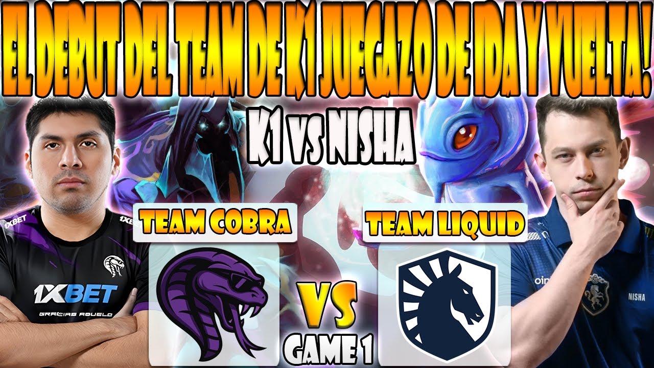 TEAM COBRA vs TEAM LIQUID BO3[GAME 1] K1, PIPI, MOOZ VS NISHA, ACE, MICKE -FISSURE PLAYGROUND 2-DOTA