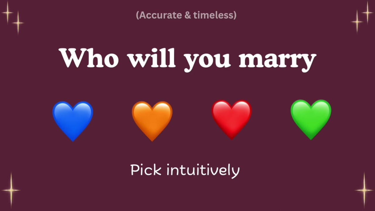 Who will you marry 💍 Pick a pile