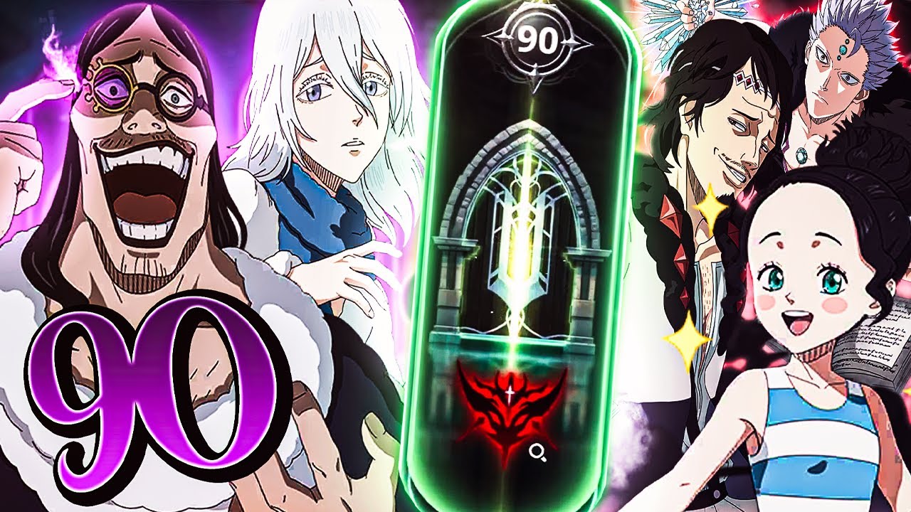 HOW TO BEAT FLOOR 90 IN HALL OF ILLUSIONS EASILY!! BLACK CLOVER MOBILE