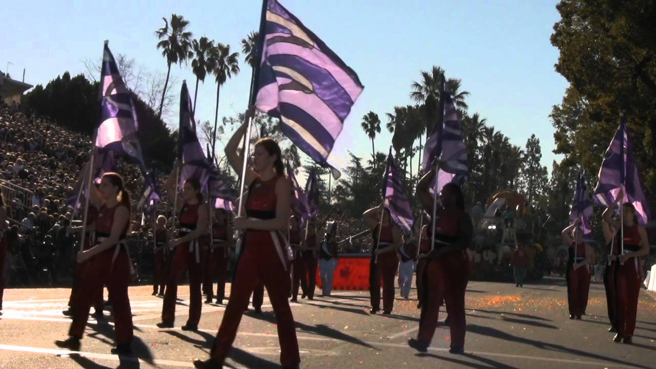 Rose Parade 2012 prior to Rose Bowl game