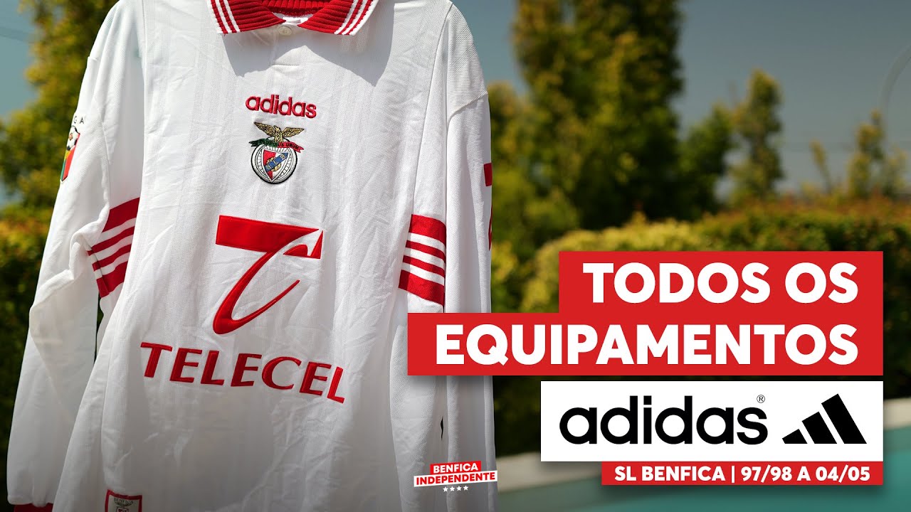 EQUIPAMENTOS ADIDAS DO BENFICA | 97/98 a 04/05