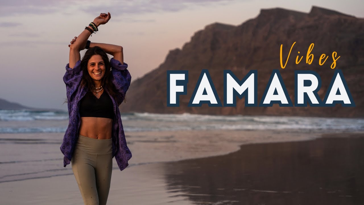 La SPIAGGIA PIÙ BELLA di LANZAROTE 🐚 | Famara Beach [4K]
