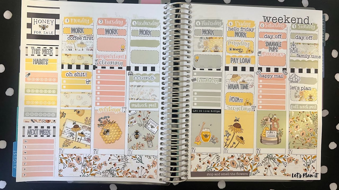PWM Ft Let’s Plan It in my Erin Condren  Vertical Life Planner