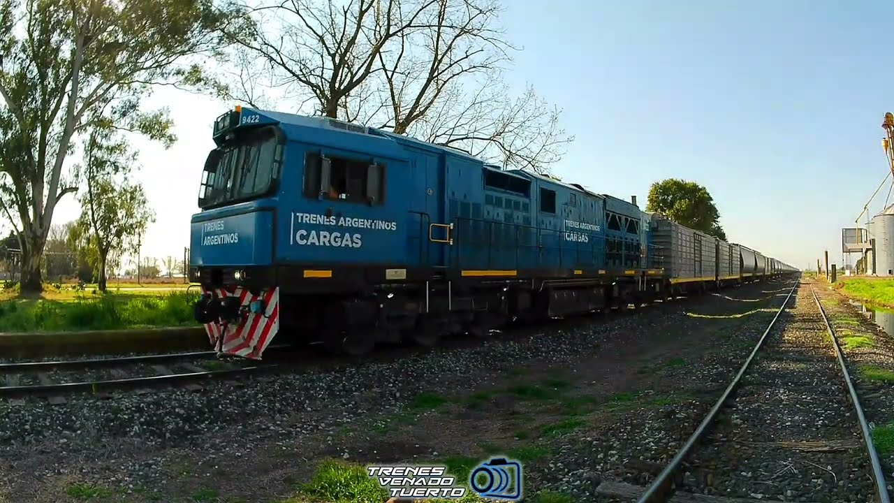 CRRC 9422 PASANDO LENTAMENTE POR SAN EDUARDO CON UN VACÍO. (2025) 