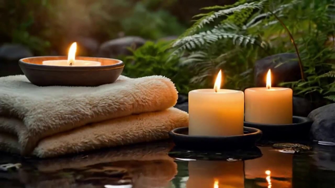 Relaxing Spa Music 🌼 Stress Relief Music, Insomnia Cure, Heal Stressed Mind,Peaceful Water Calm 3