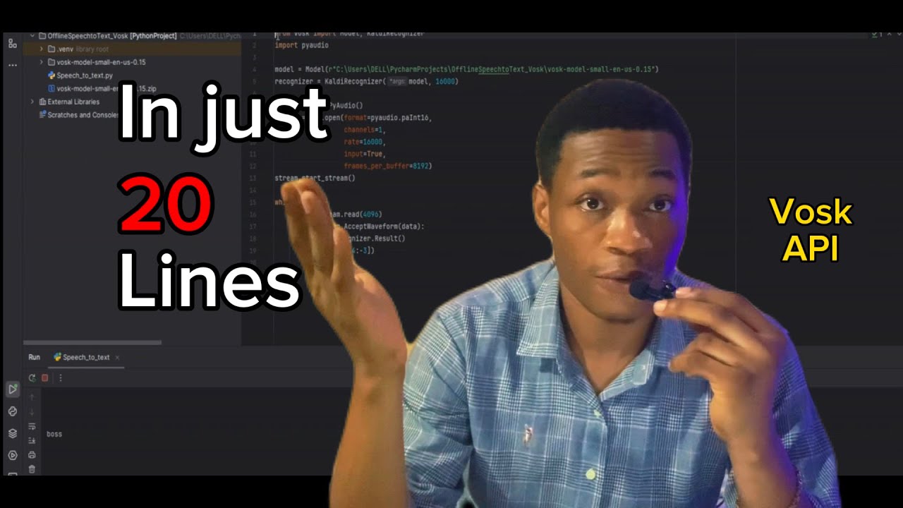 Python Vosk Tutorial: Offline Speech Recognition Made Easy