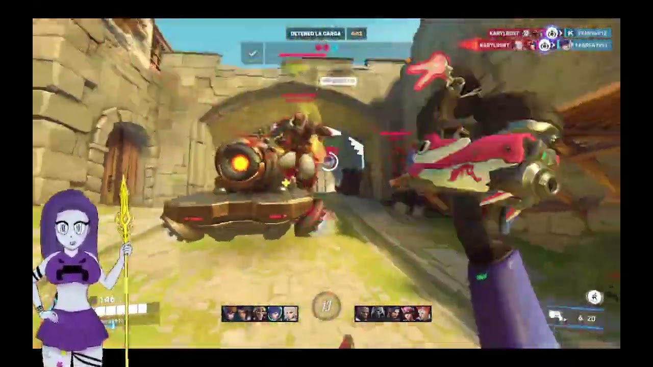overwatch 2 dva resistiendo la carga a toda costa de aqui no pasan XD yami 8