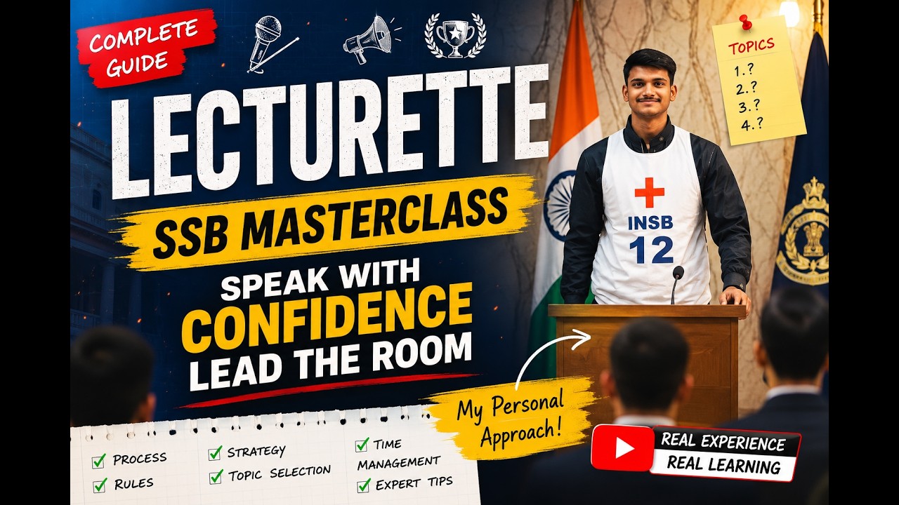 SSB Lecturette Complete Guide 2026 | Topics, Rules, Strategy& My Experience#ssbinterview #lecturette