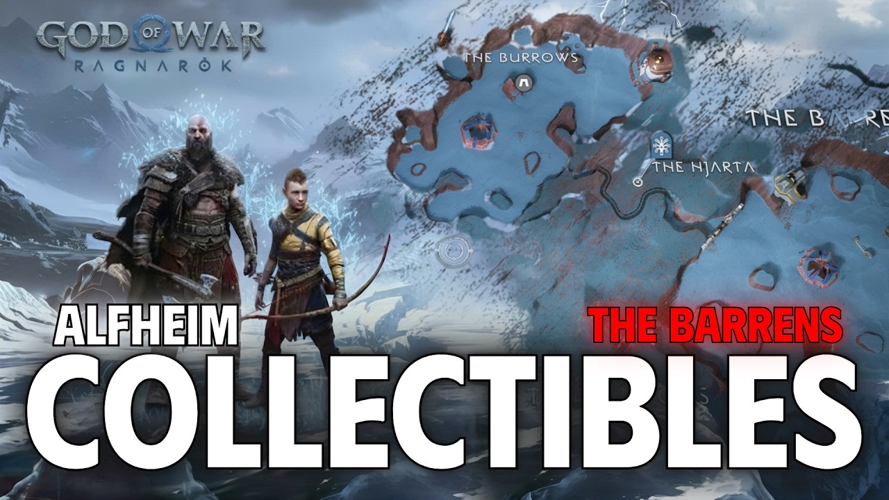 God of War Ragnarok &mdash; Пустоши: все предметы для сбора &mdash; 100% | G&agrave; Mer