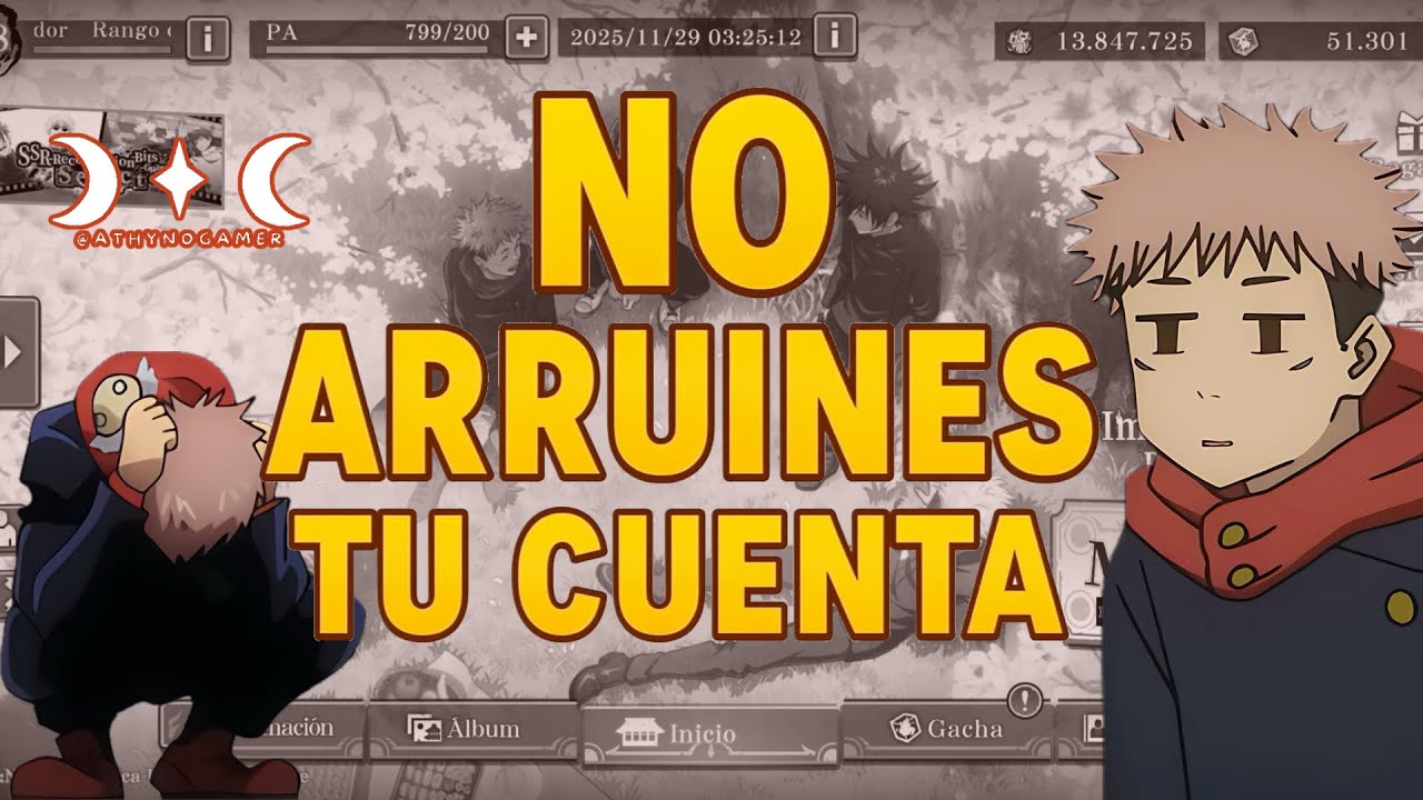 NO cometas estos ERRORES! Consejos para jugadores nuevos en Jujutsu Kaisen Phantom Parade