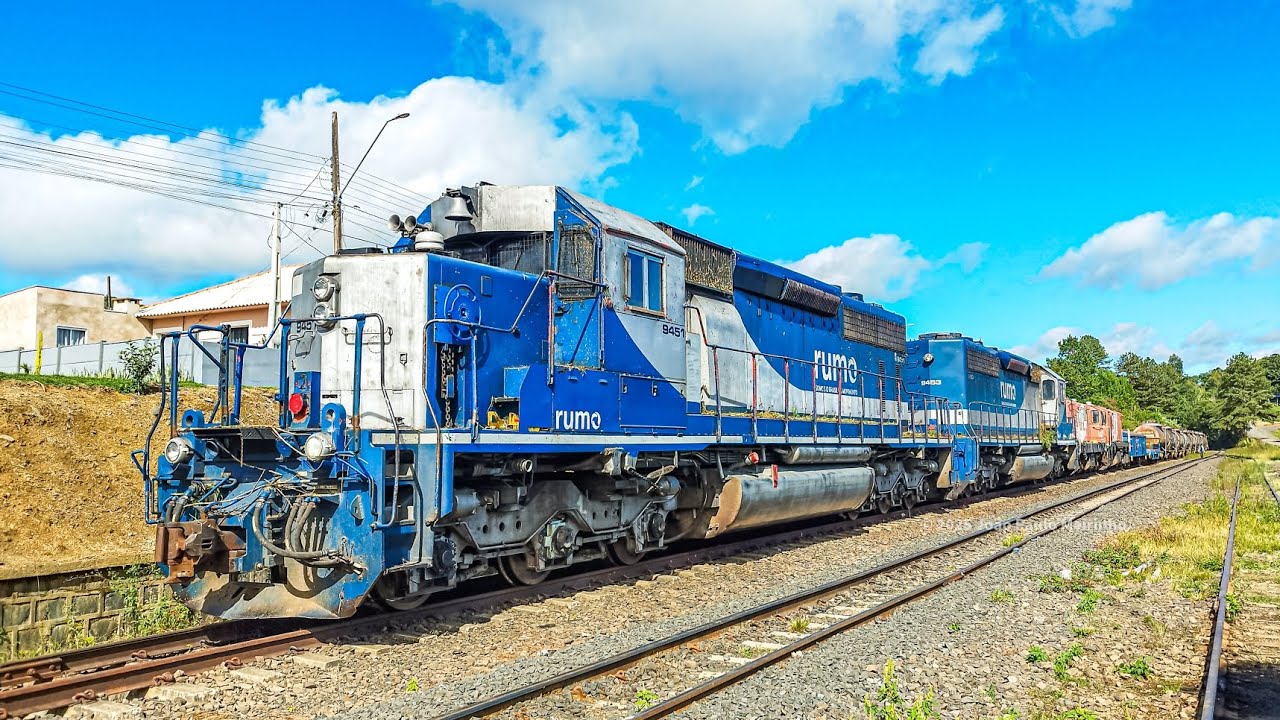 Partida do ÚLTIMO Trem da RUMO no TPS em Monte Castelo-SC 10/05/2025