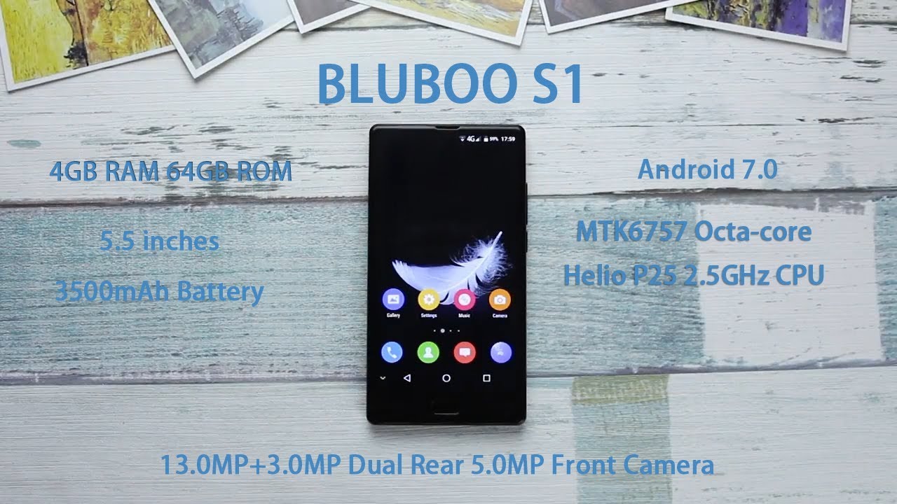 BLUBOO S1 4G Smartphone MTK6757 Octa-core Helio P25 Hands-On & Revi