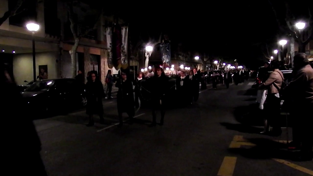 Processó  (Procesión) de setmana santa en Cambrils  2017 (Tarragona) 1a part