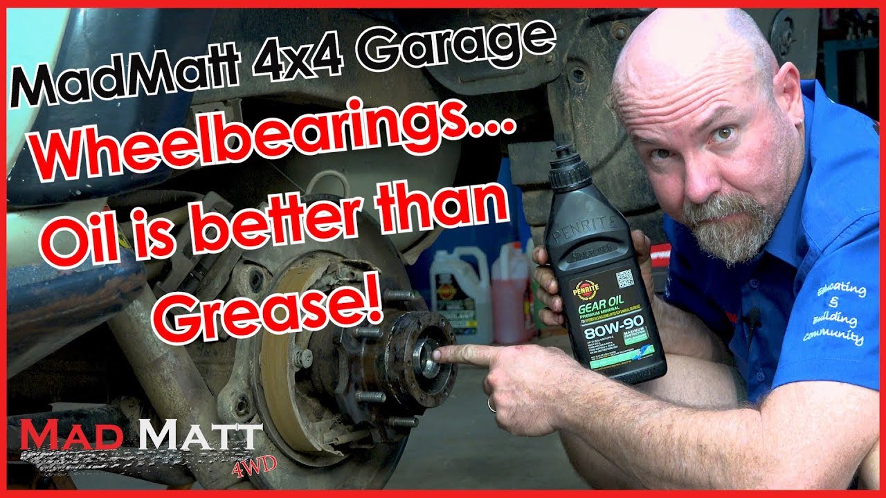 Wheel bearings - Why I use oil instead of grease!