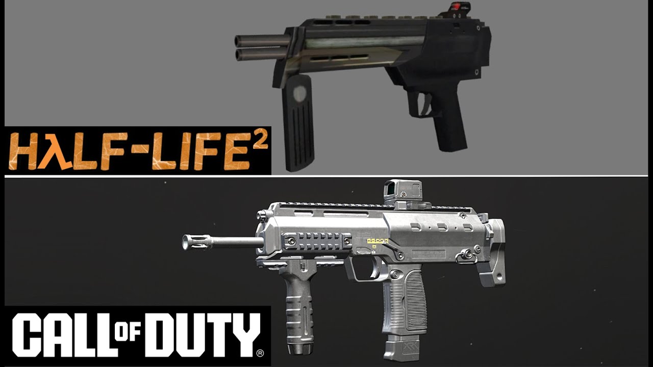Recreating HALF LIFE 2 guns in CoD…