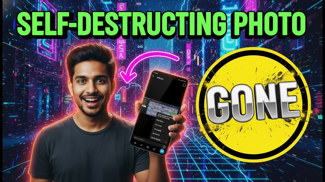How to Send Self-Destructing Photo on Telegram | Disappearing Photos Guide
