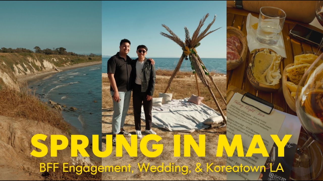 Sprung in May | BFF Engagement, Wedding, & Koreatown LA