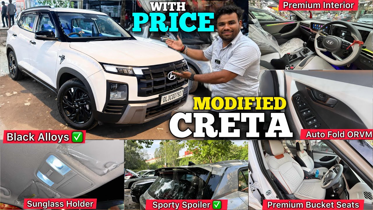 Hyundai Creta Base to Top Model Modified With Price ✅ Hyundai Creta E to Knight Edition ✅