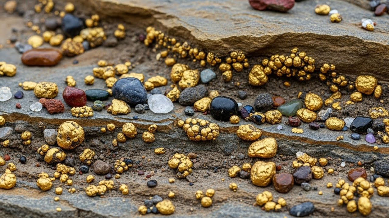 Gold Prospecting in the Creek - MASSIVE Find!