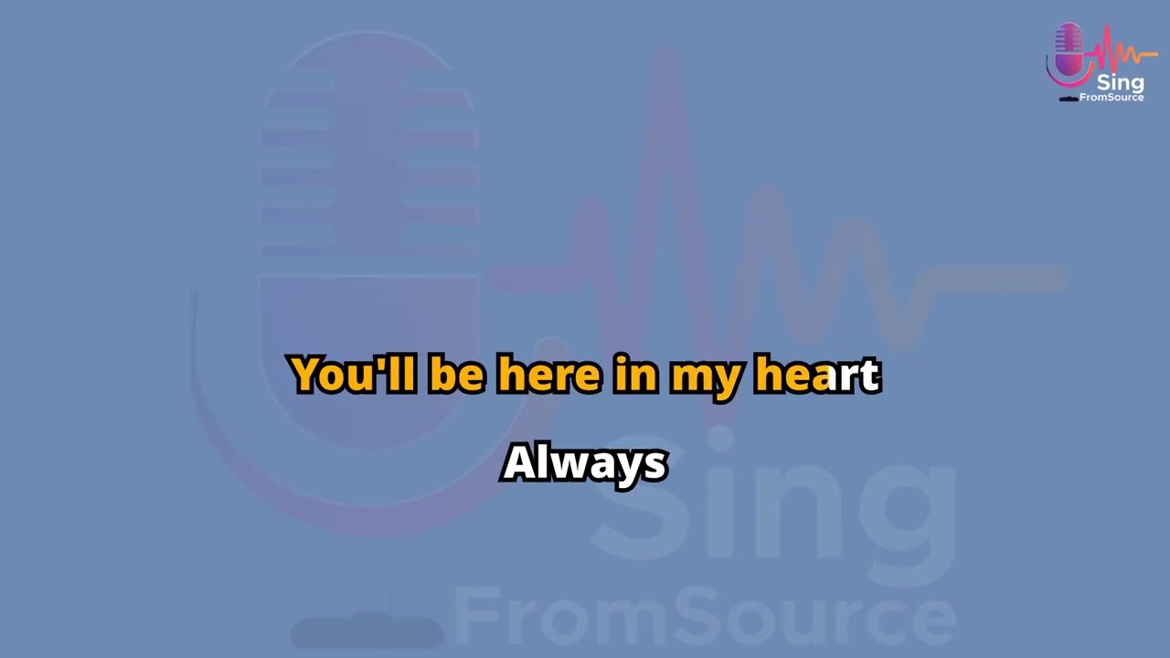 You'll be in my heart by Phil Collins - Karaoke Piano Only