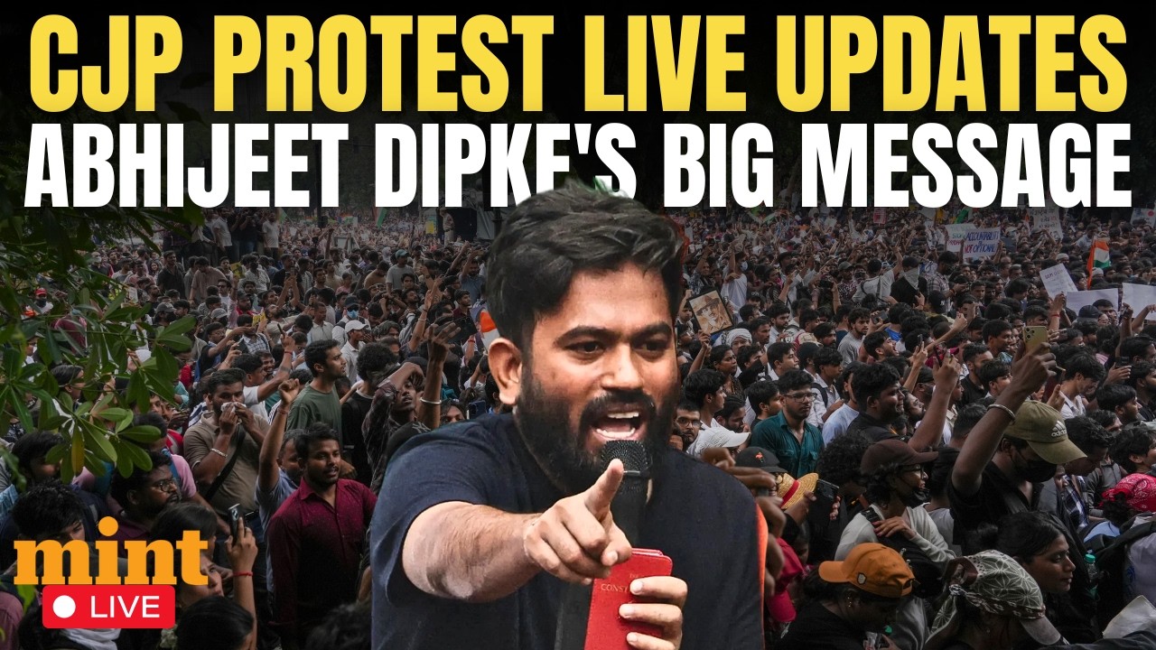 CJP Protest at Jantar Mantar LIVE UPDATES | Abhijeet Dipke Speech | Delhi Police | Sonam Wangchuk
