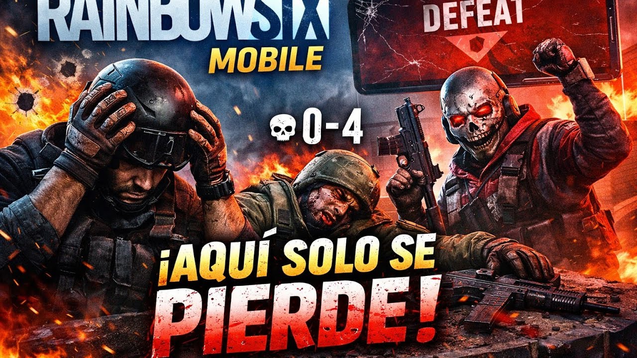 Rainbow six mobile Aquí No Se Gana Aquí Solo Se Pierde