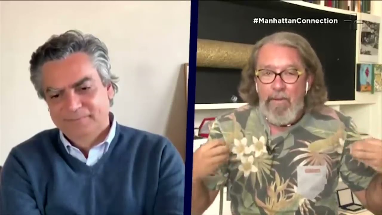 Jornalista extremista Diogo Mainardi e Kakay agride entrevistado Manhattan Connection.