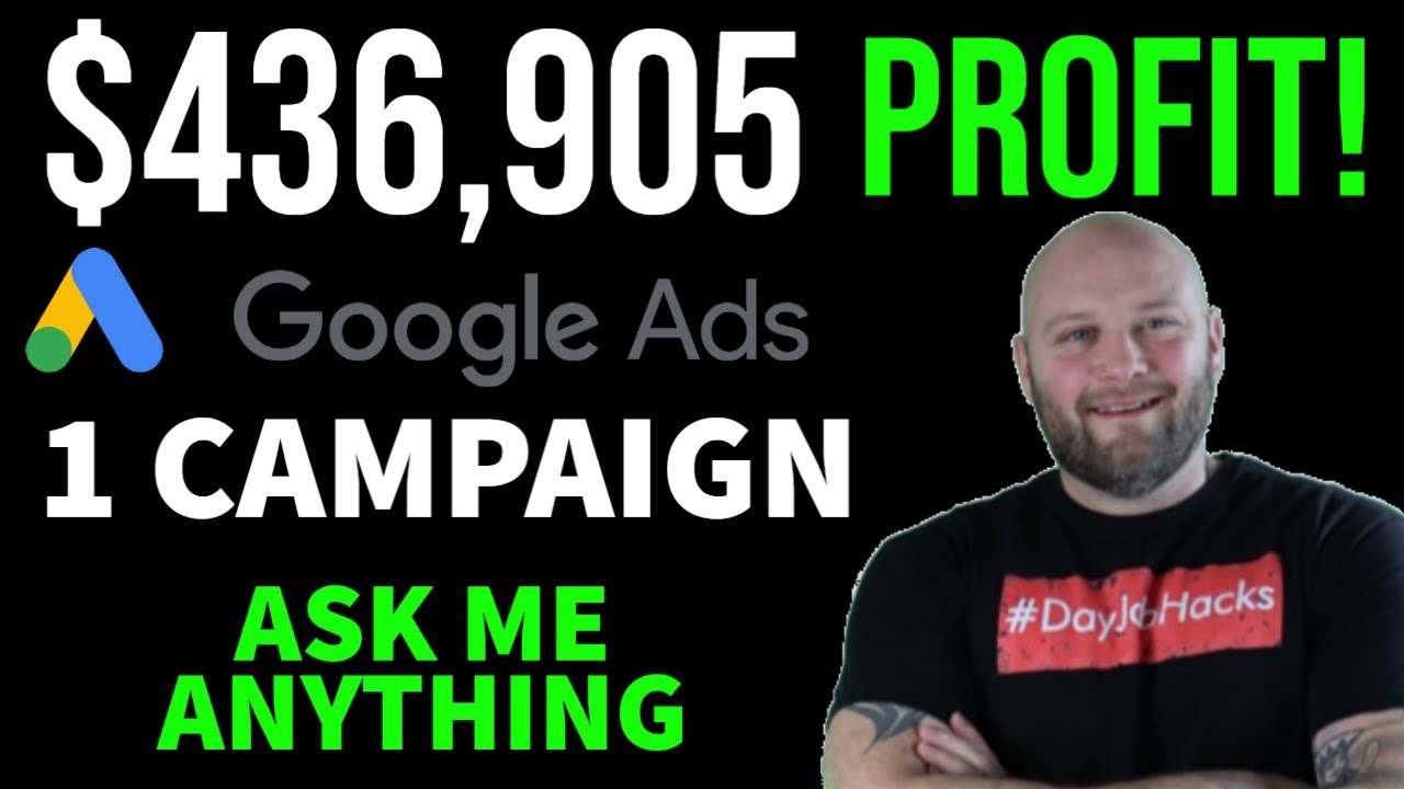 $436,905 Profit 1 Campaign ASK Me Anything - Google Ads Affiliate Series Part 7 - Q & A