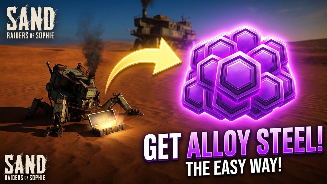 How to GET ALLOY STEEL in Sand Raiders of Sophie (Step by Step)