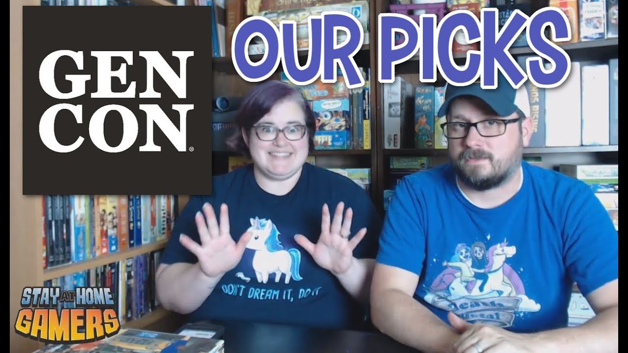 Gen Con Family Board Games Excitement! / Stay-At-Home Gamers Chat
