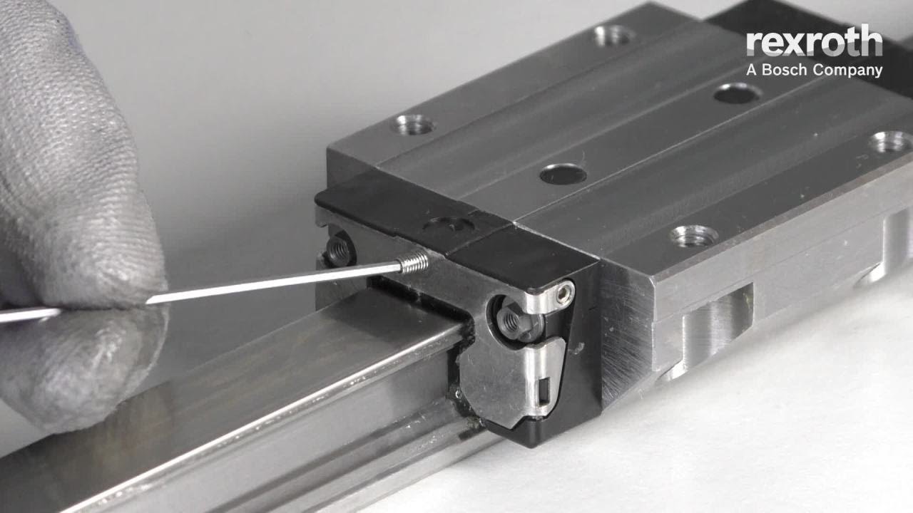 [EN] Bosch Rexroth: Linear Guides - Lubrication with nozzle tube (How-To)