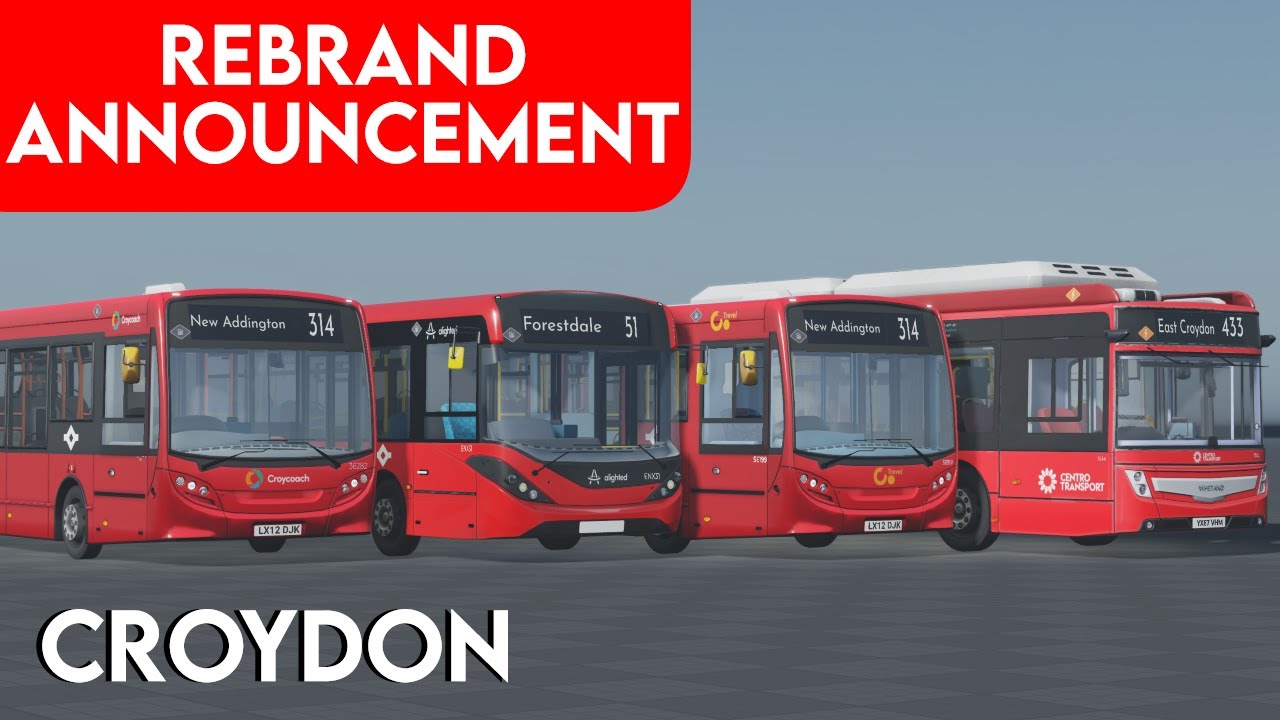 Roblox Croydon | Rebrand Announcement & a Ride in a rebranded Enviro400!