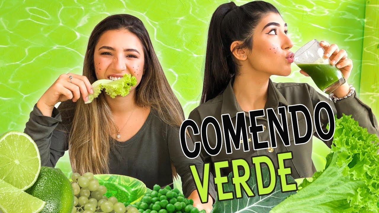 Uma Semana COMENDO cada dia uma cor - COMENDO VERDE