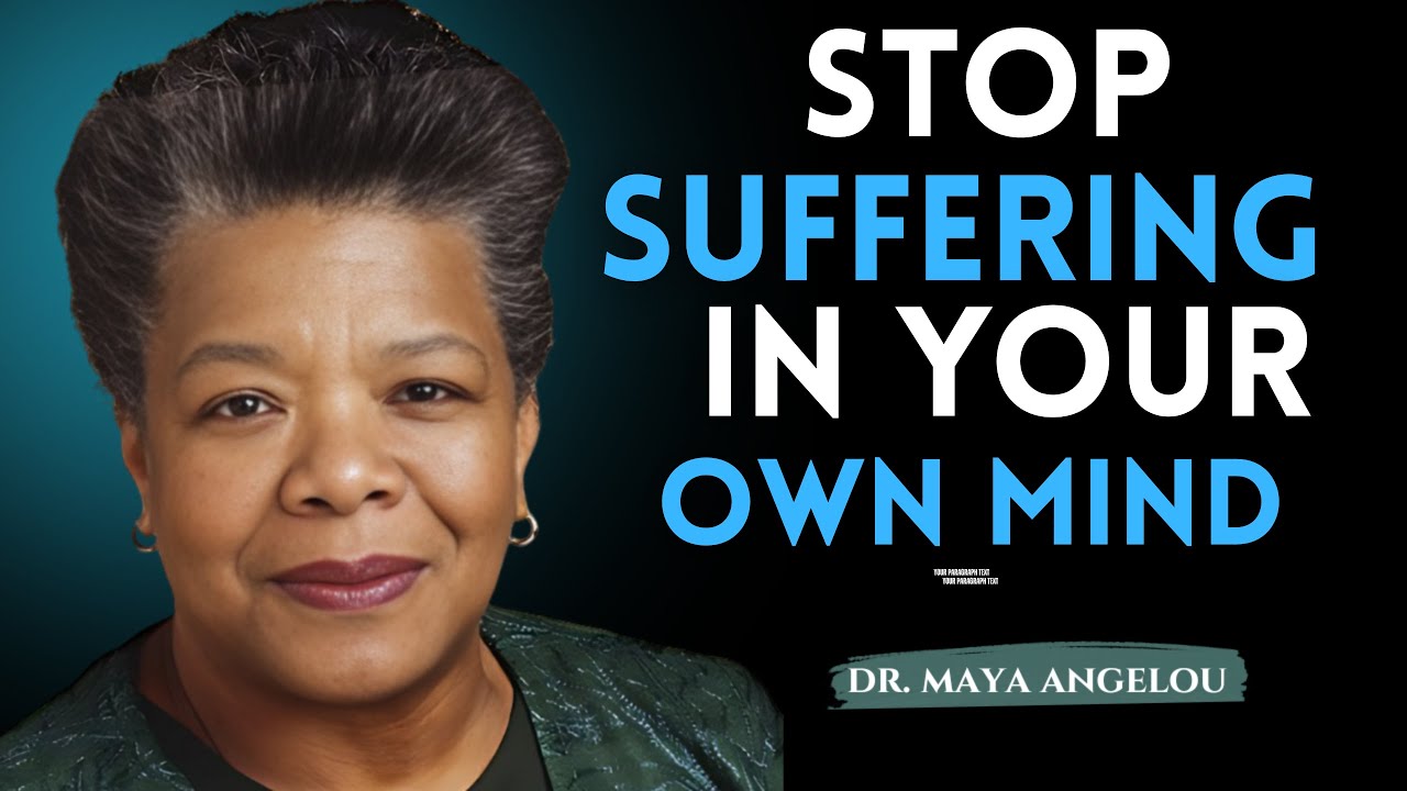 Stop Worrying About Everything - Be Happy Every Day ! Maya Angelou Motivation